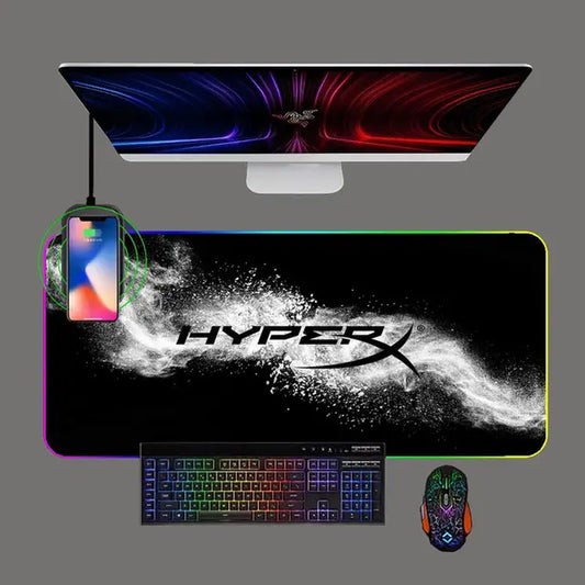 Hyperx Gaming Mouse Pad RGB Phone Wireless Charging
