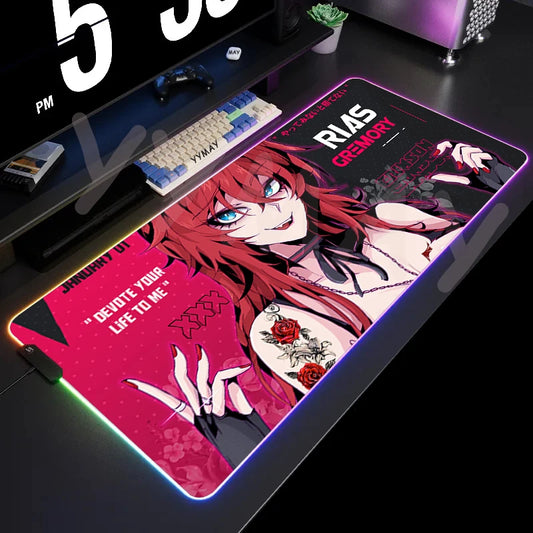 Sexy Girl Large RGB Mouse Pad Gaming Mousepad