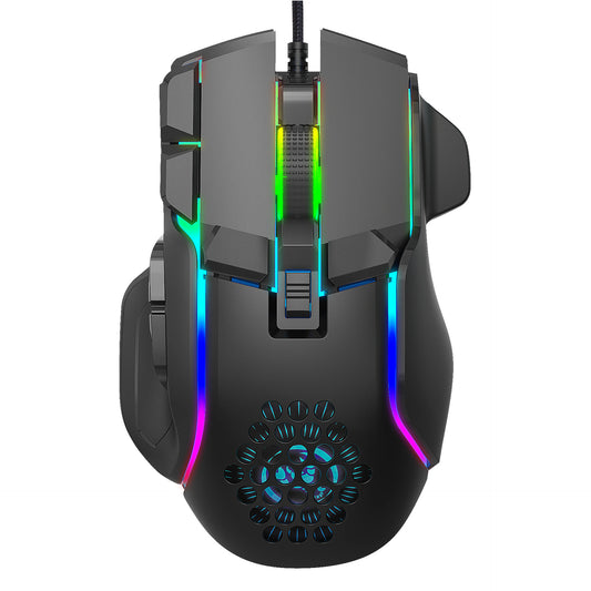 10 Buttons 12800 DPI USB Gaming Mechanical Mouse